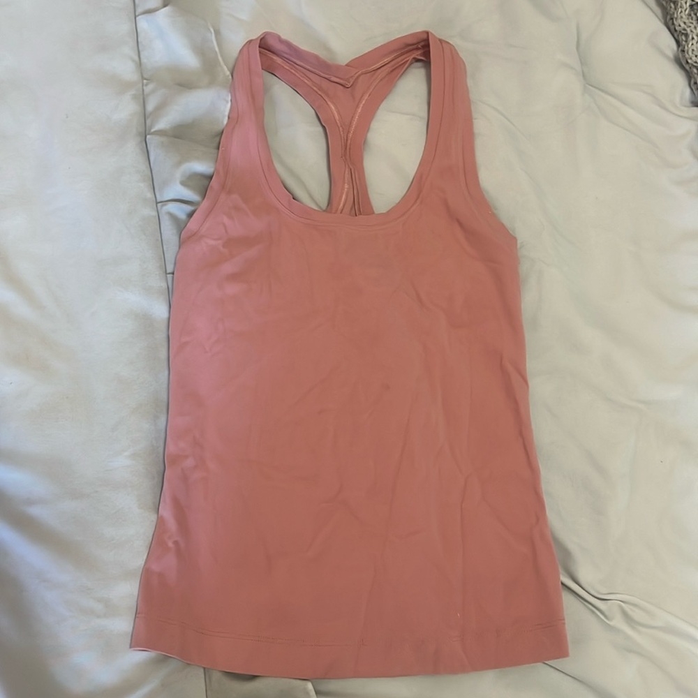 Lululemon tank top salmon pink color